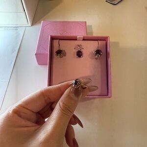 Natural Amethyst jewelry set